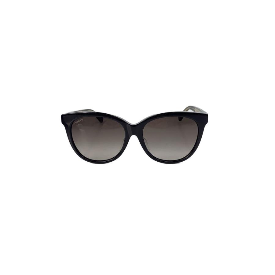 GUCCI◇サングラス/ウェリントン/プラスチック/BLK/BLK/レディース