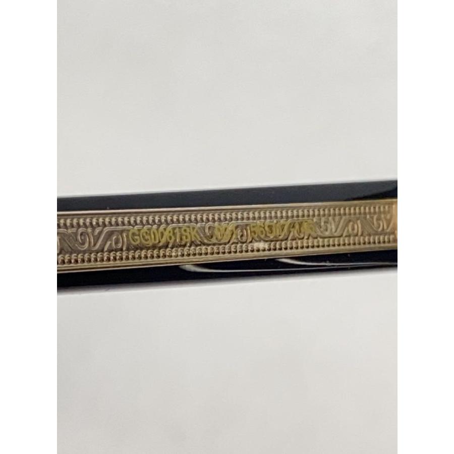 GUCCI◇サングラス/ウェリントン/プラスチック/BLK/BLK/レディース
