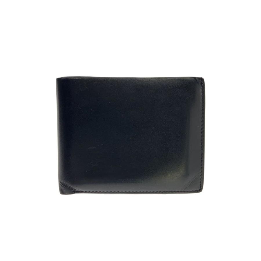 JIL SANDER◇2つ折り財布/レザー/BLK/無地/メンズ/JSMU840073