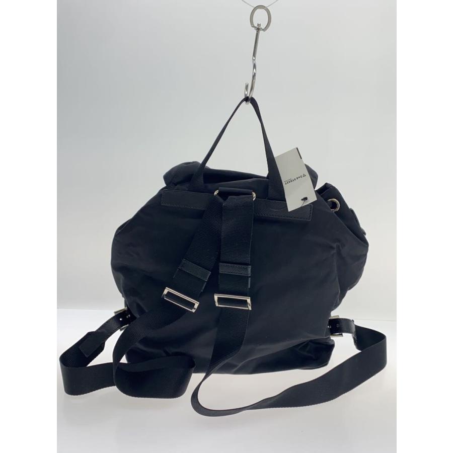 PRADAナイロンリュック PRADA◇リュック/ナイロン/BLK/無地 : セカンドストリートYahoo!店