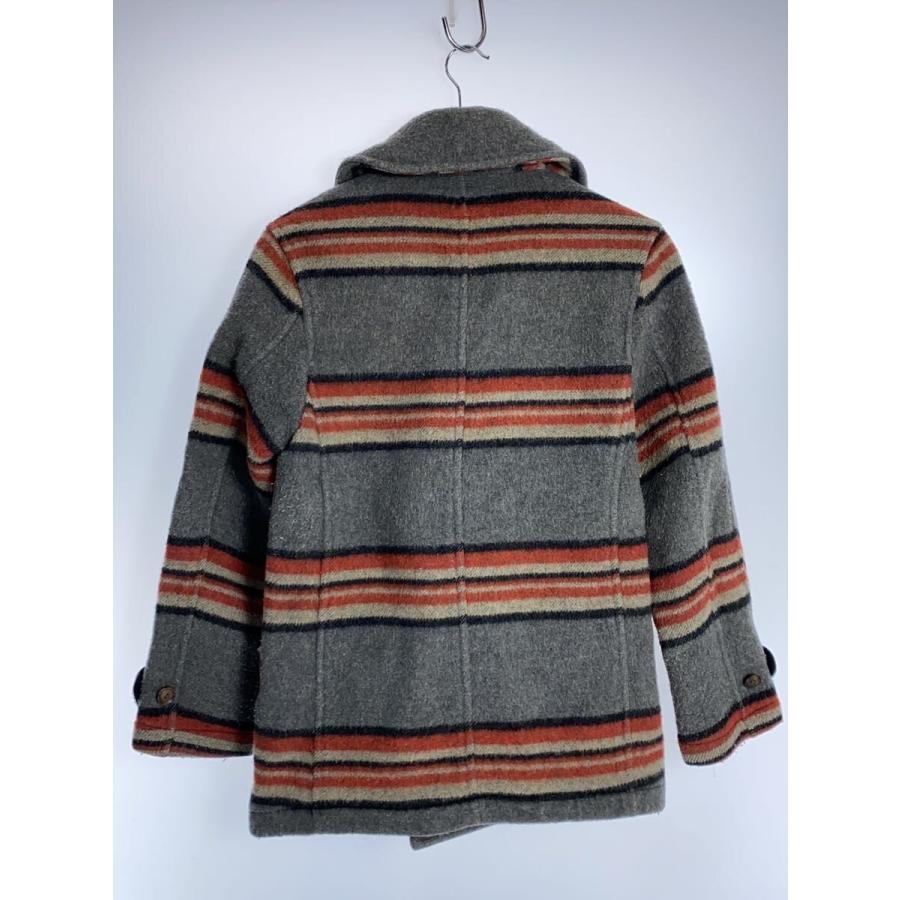 HYSTERIC GLAMOUR◇ピーコート/FREE/ウール/GRY/ボーダー/2AC-7530 
