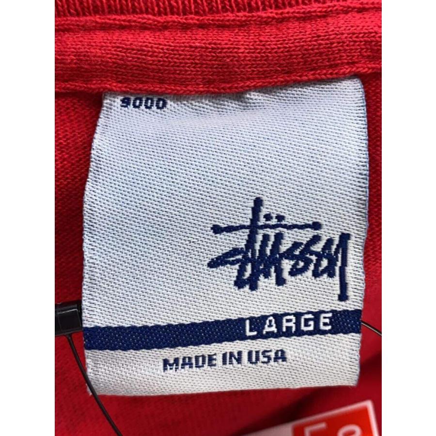STUSSY◇Tシャツ/L/コットン/RED/MONOGRAM/SKATE MEN : セカンド STUSSY◇Tシャツ/L/コットン/RED/MONOGRAM/SKATE MEN : セカンド