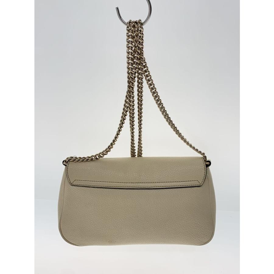 GUCCI◇ショルダーバッグ_ソーホー_インターロッキングG/レザー/IVO