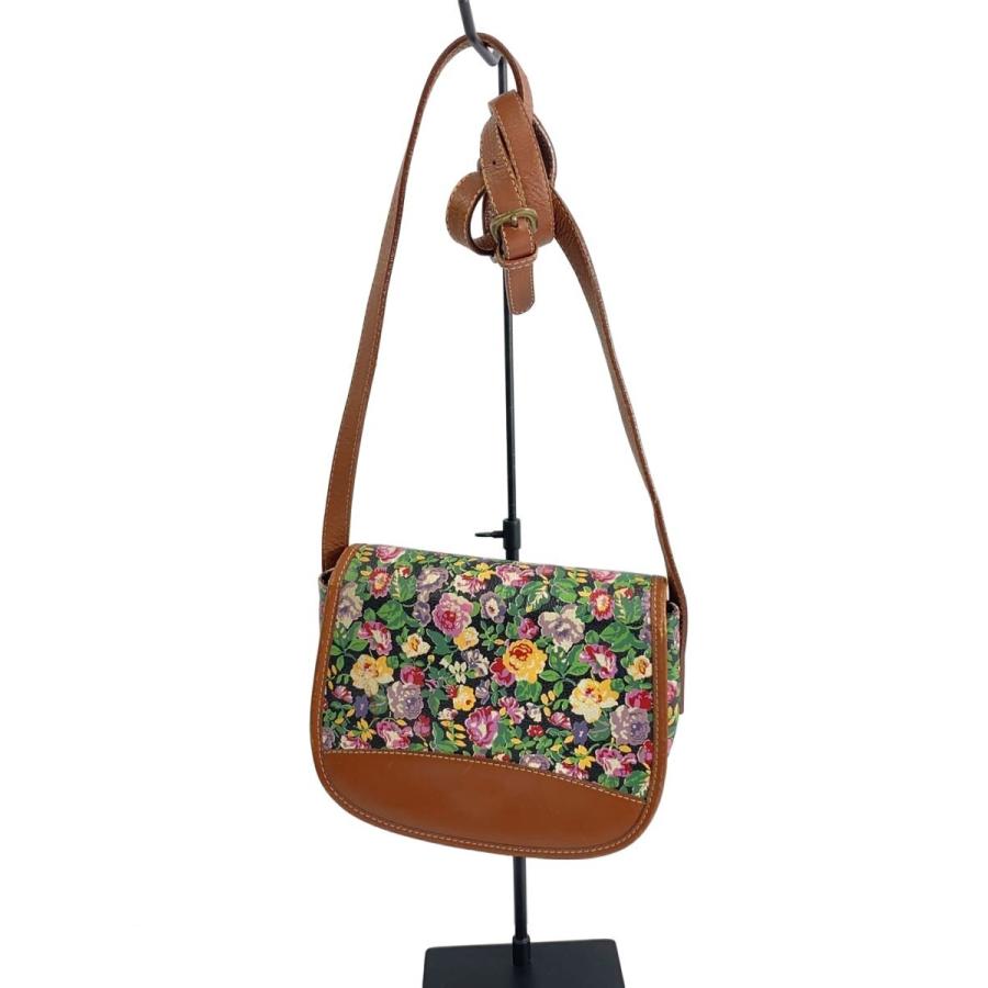 KENZO◇ショルダーバッグ/レザー/マルチカラー/花柄 : セカンド