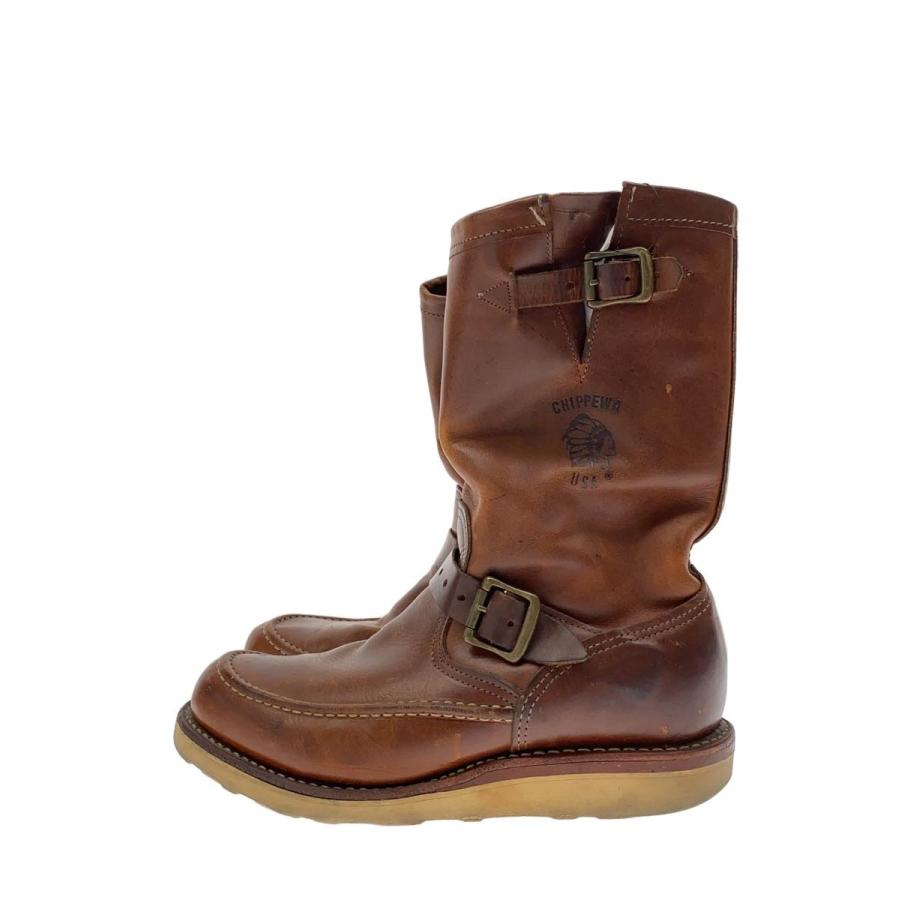 CHIPPEWA◇エンジニアブーツ/UK7.5/BRW/97077 : セカンドストリート