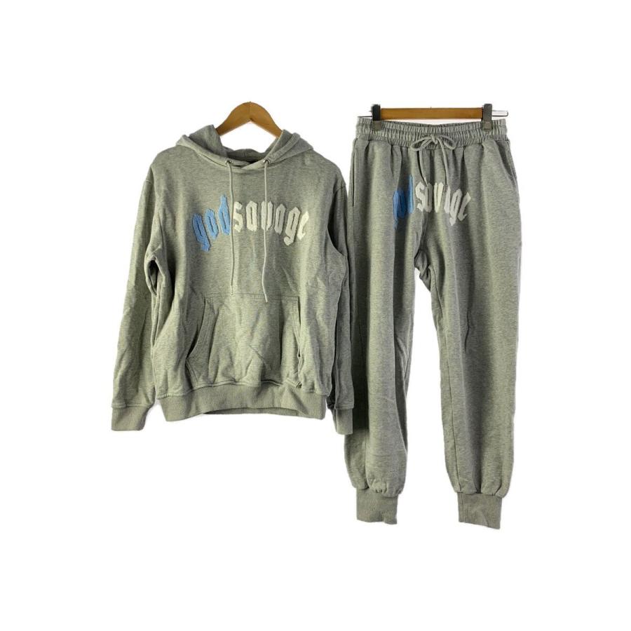 godsavage/セットアップ/L/コットン/GRY/無地 : 2332494507283 