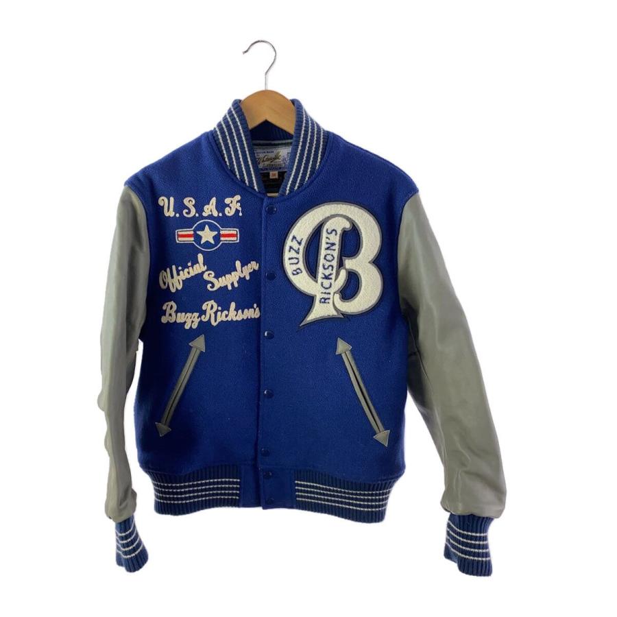 Buzz Rickson's◇スタジャン/36/ウール/NVY/WV14736/WHITESVILLE