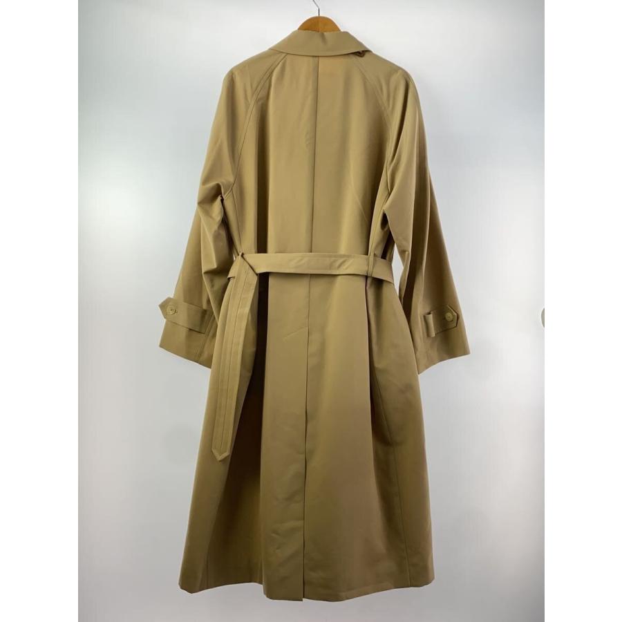 AURALEE◇WOOL MAX CANVAS SOUTIEN COLLAR COAT/5/ウール/BEG