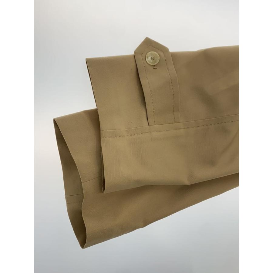 AURALEE◇WOOL MAX CANVAS SOUTIEN COLLAR COAT/5/ウール/BEG