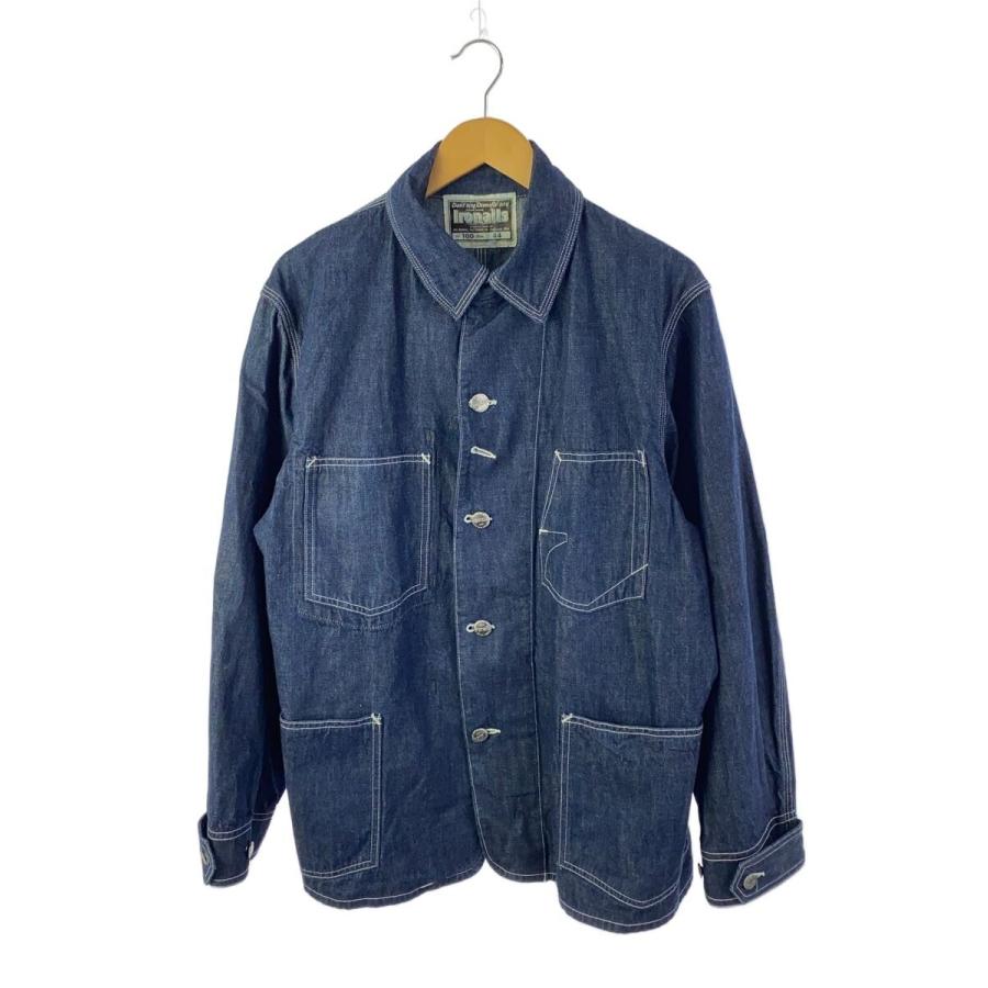 FREEWHEELERS◇IRONALLS Lot 100 DENIM JACKET/カバーオール/44/デニム