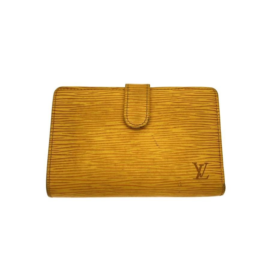 LOUIS VUITTON◇ポルト・モネ・ビエ・ヴィエノワ_エピ/レザー/ORN
