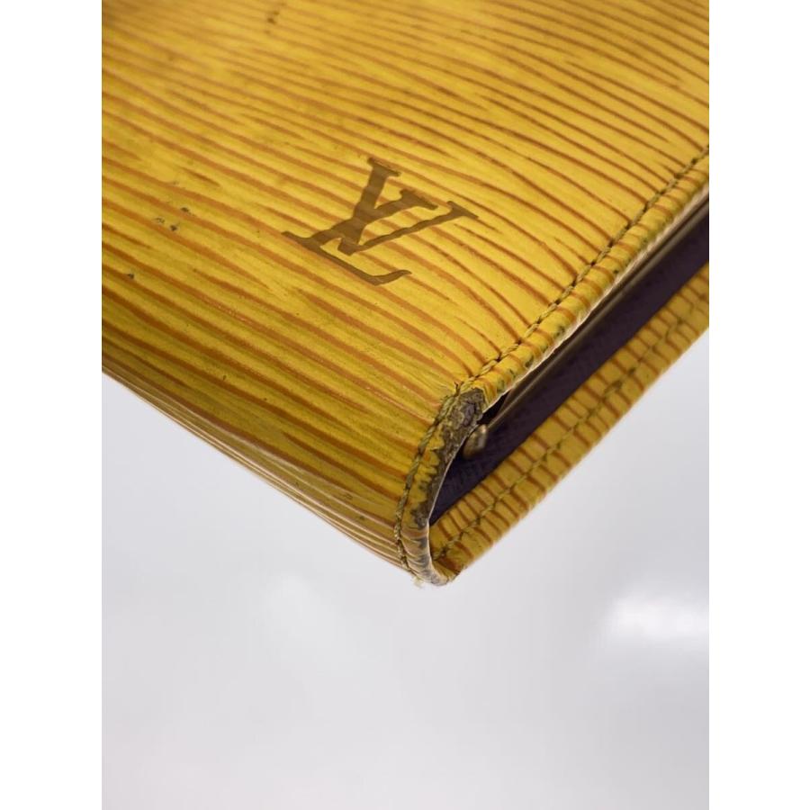 LOUIS VUITTON◇ポルト・モネ・ビエ・ヴィエノワ_エピ/レザー/ORN