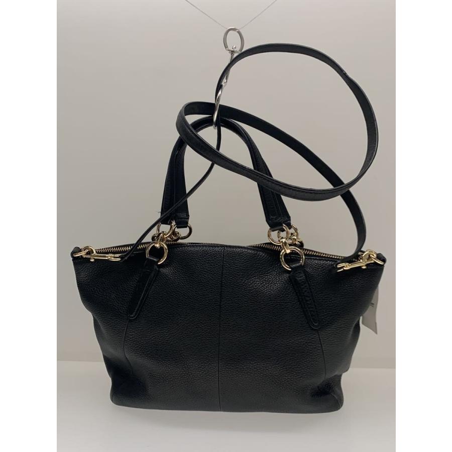 COACH◇ショルダーバッグ/レザー/BLK// : セカンドストリートYahoo!店