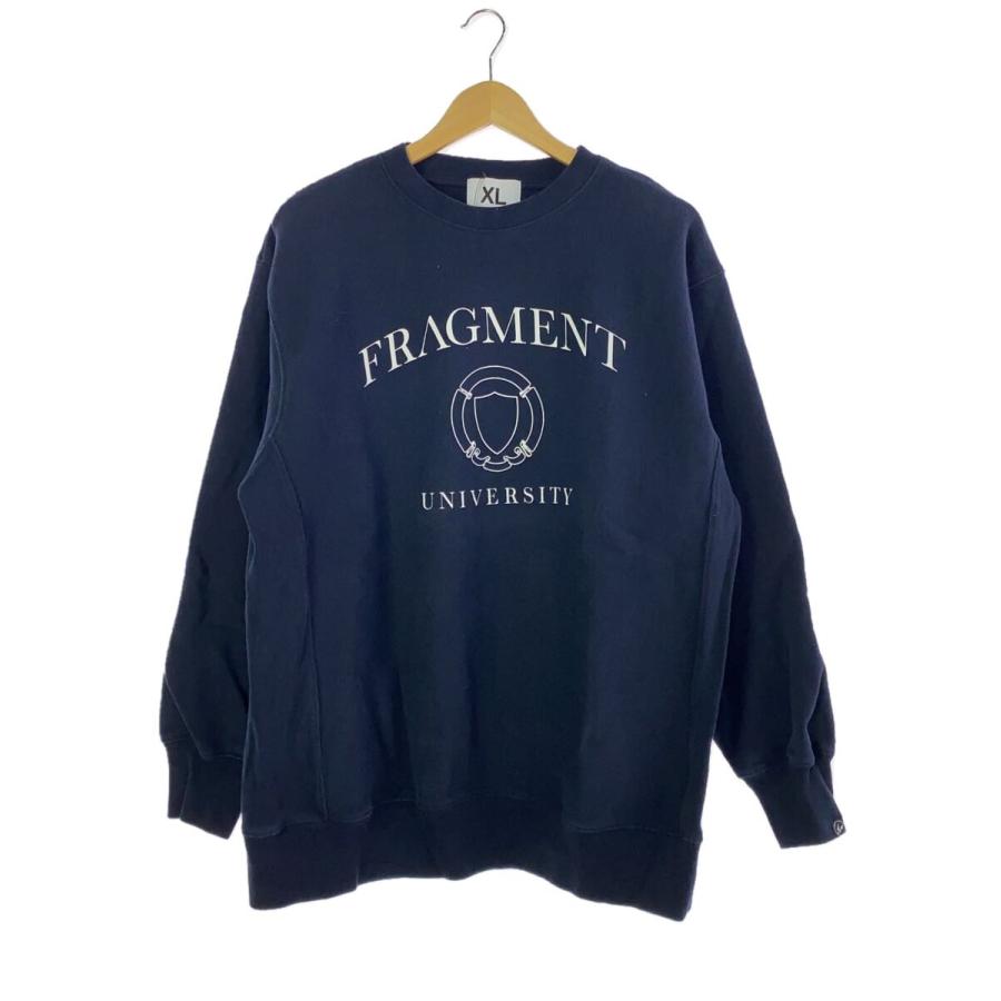 FRAGMENT DESIGN◇スウェット/XL/コットン/ネイビー/FRGMT-S1 