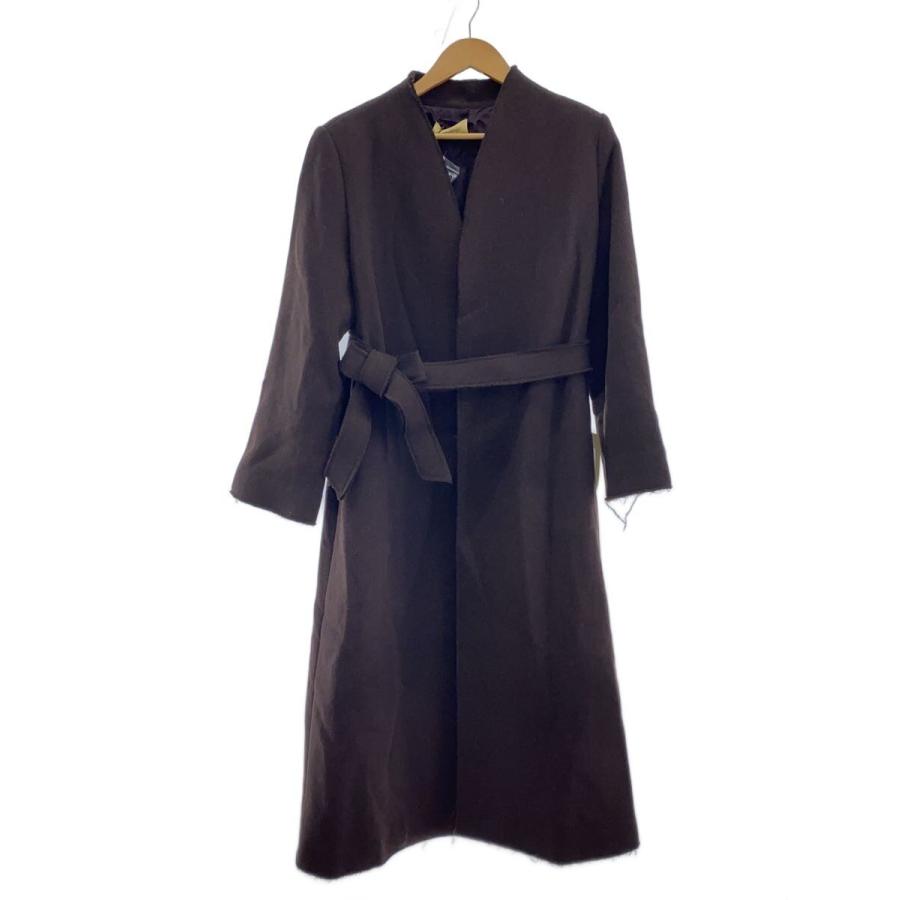 Curensology◇23AW/オーラロングコート/コート/FREE/ウール/ブラウン