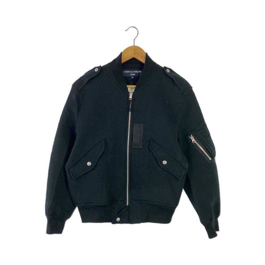 COMME des GARCONS HOMME◇22SS/ブルゾン/XS/コットン/BLK/HI COMME des GARCONS HOMME◇22SS/ブルゾン/XS/コットン/BLK/HI