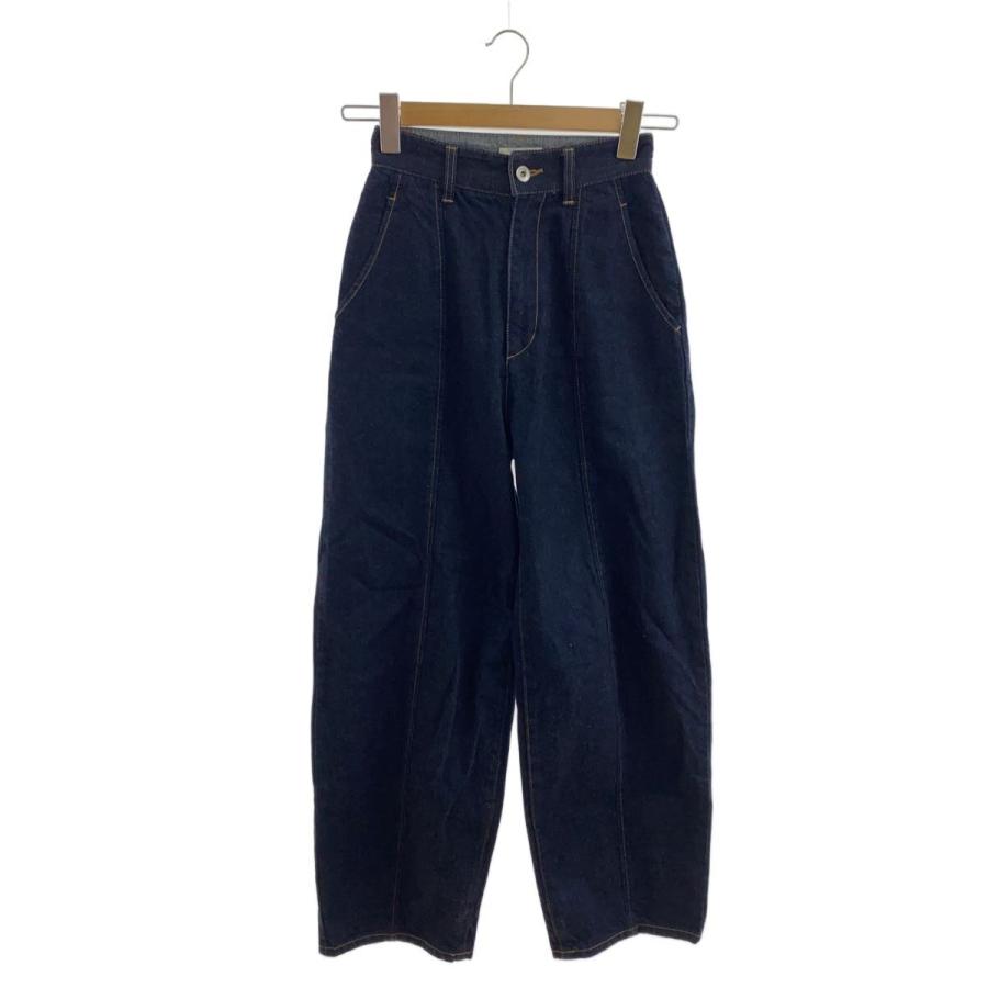Steven Alan◇12OZ デニムワイド テーパードパンツ/ボトム/XS/コットン