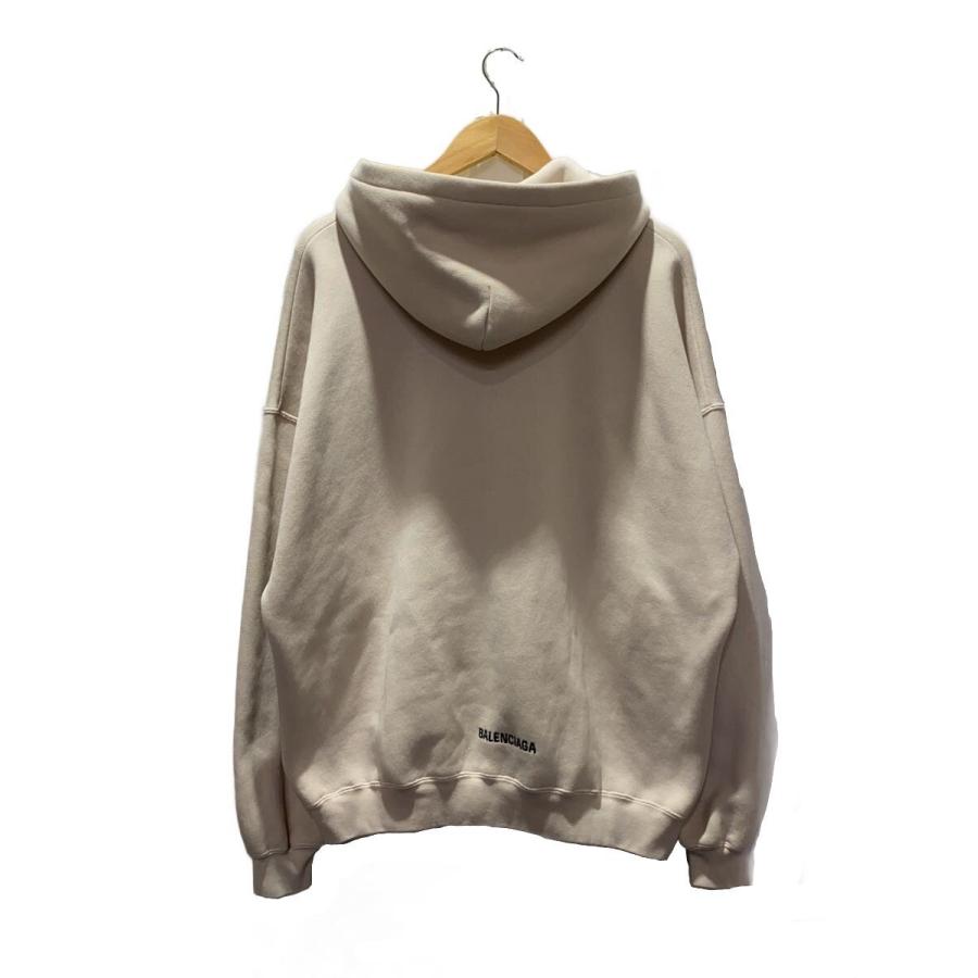 BALENCIAGA◇OVERSIZED ZIP HOODIE/ジップパーカー/1/コットン 