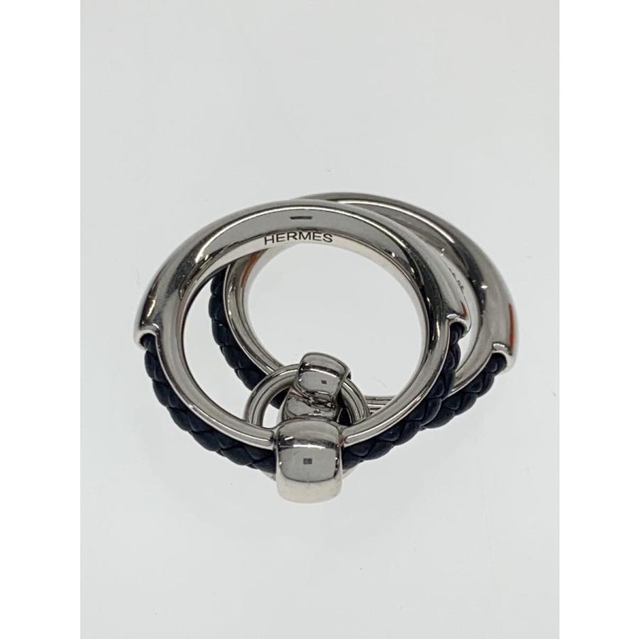 HERMES◇Flibustier Ring/オスモズ/リング/--/14号/SLV/メンズ 