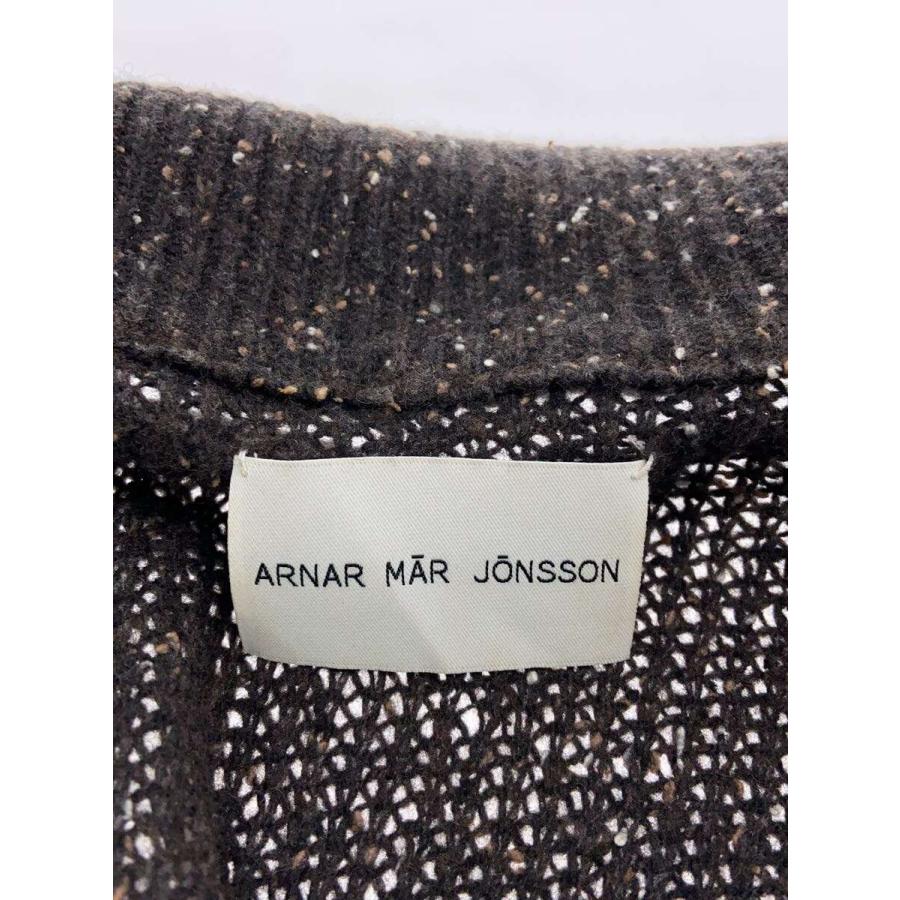 ARNAR MAR JONSSON/ジップアップニット・セーター(厚手)/L/ウール/ブラウン