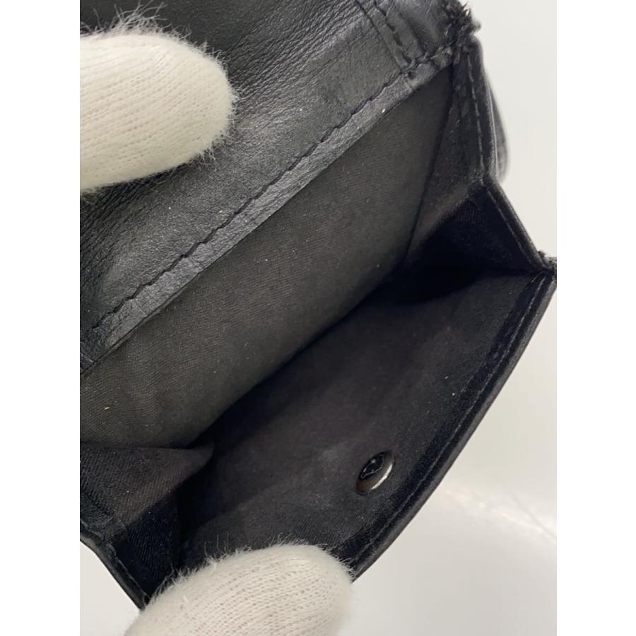 DIESEL◇2つ折り財布/レザー/ブラック/無地/レディース// : セカンド