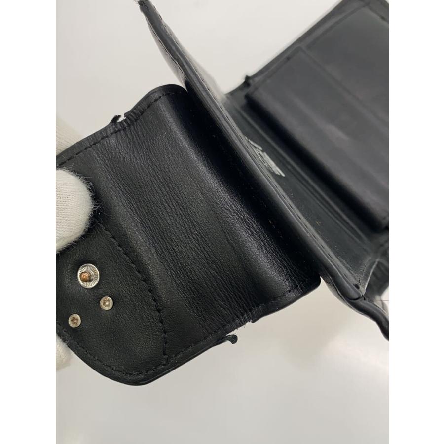 DIESEL◇2つ折り財布/レザー/ブラック/無地/レディース// : セカンド