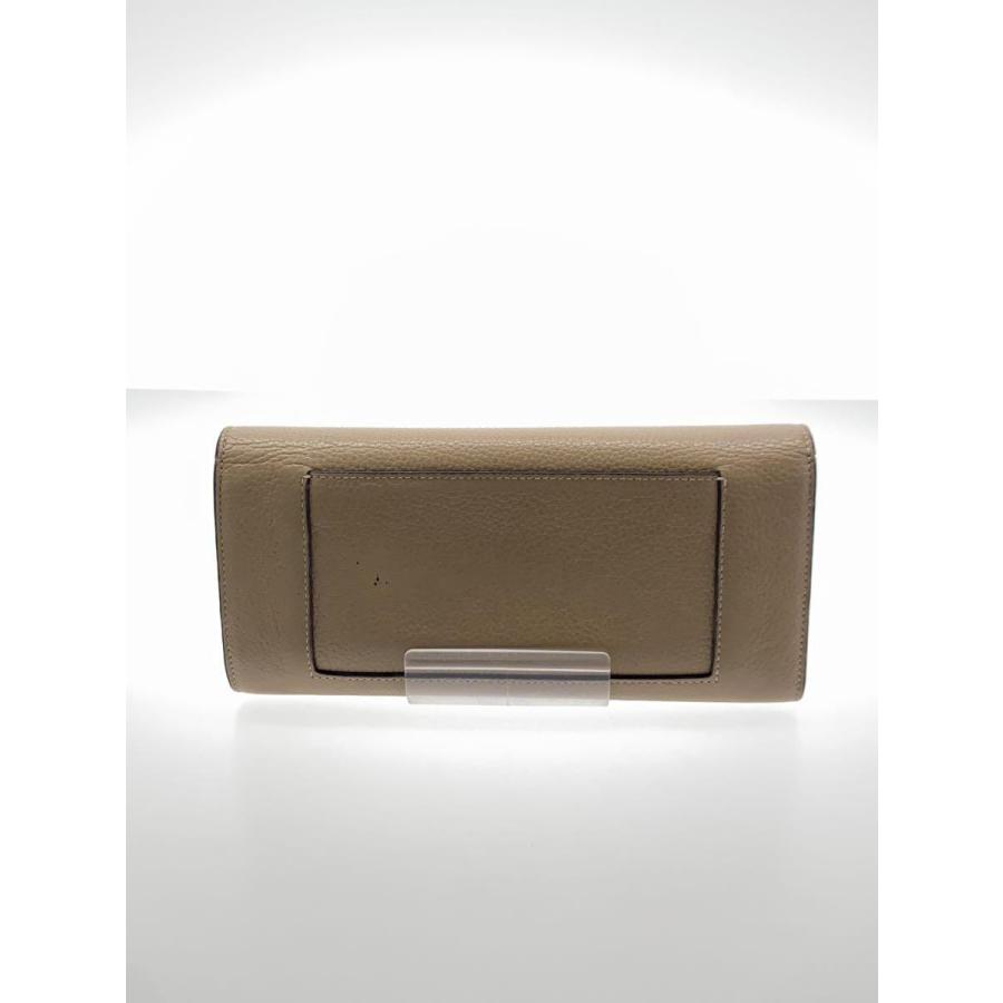 CELINE◇CELINE/セリーヌ/長財布/レザー/ベージュ/無地 CELINE◇CELINE/セリーヌ/長財布/レザー/ベージュ/無地