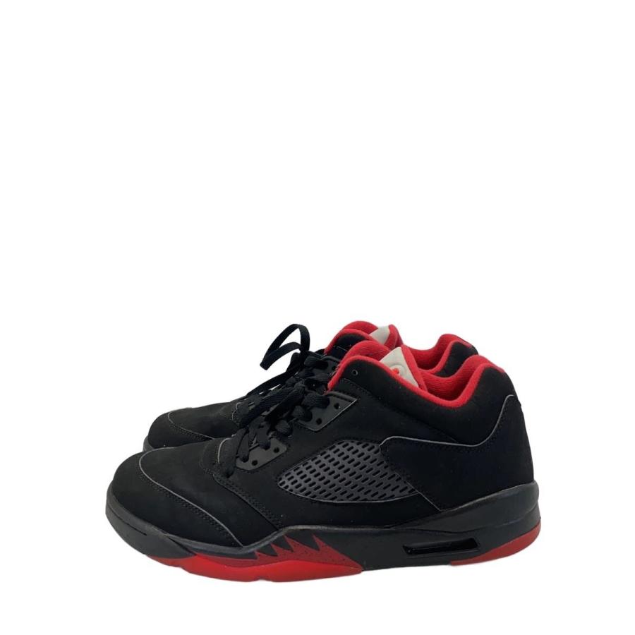 NIKE◇AIR JORDAN 5 RETRO LOW/エアジョーダンレトロロー/ブラック
