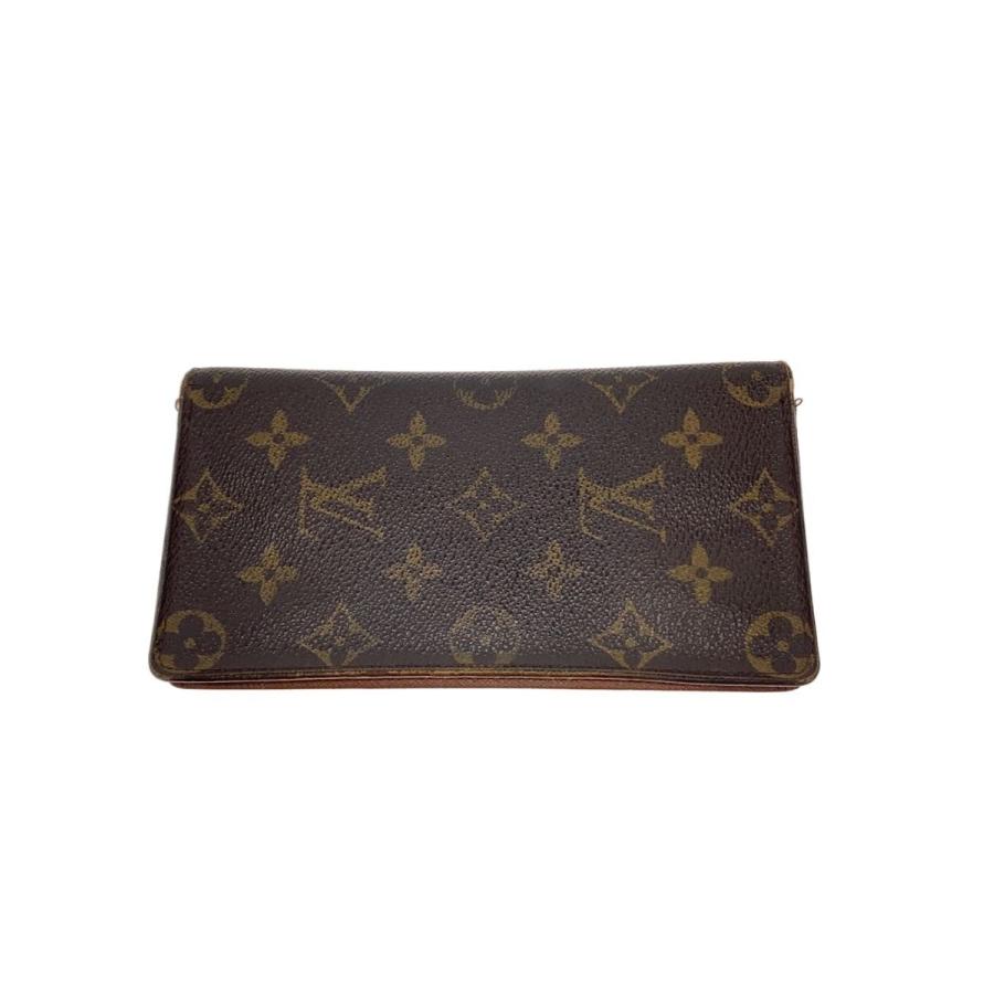 LOUIS VUITTON◇長財布/--/BRW/メンズ LOUIS VUITTON◇長財布/レザー