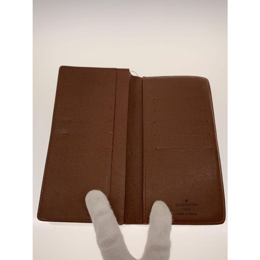 LOUIS VUITTON◇長財布/レザー/BRW/総柄/メンズ : セカンドストリート