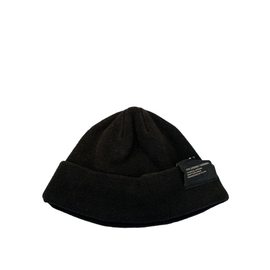 NEIGHBORHOOD◇ネイバーフッド/ニットキャップ/FREE/コットン/BLK