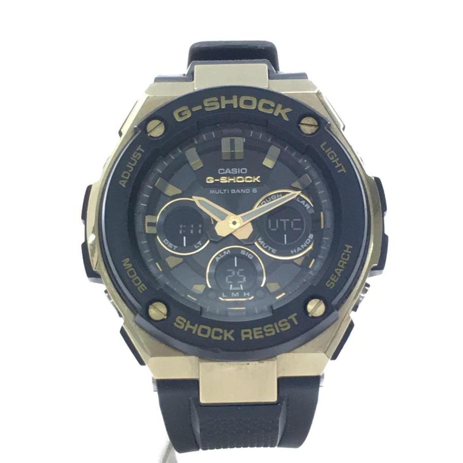 CASIO◇ソーラー腕時計・G-SHOCK/デジアナ/BLK/BLKA88GK