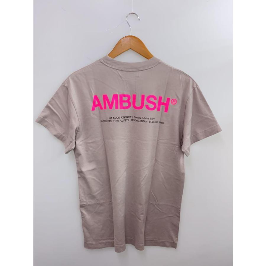 AMBUSH◆Tシャツ/LOGO T-SHIRT/クルーネック/2/コットン/BRW/プリント/12111698//｜ssol-shopping｜02