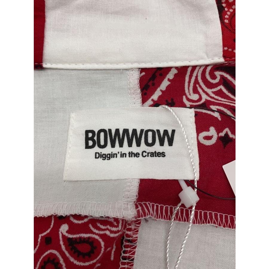 BOWWOW◇real thing patchwork jacket/ジャケット/M/RED/総柄/BW2101-RTPJ