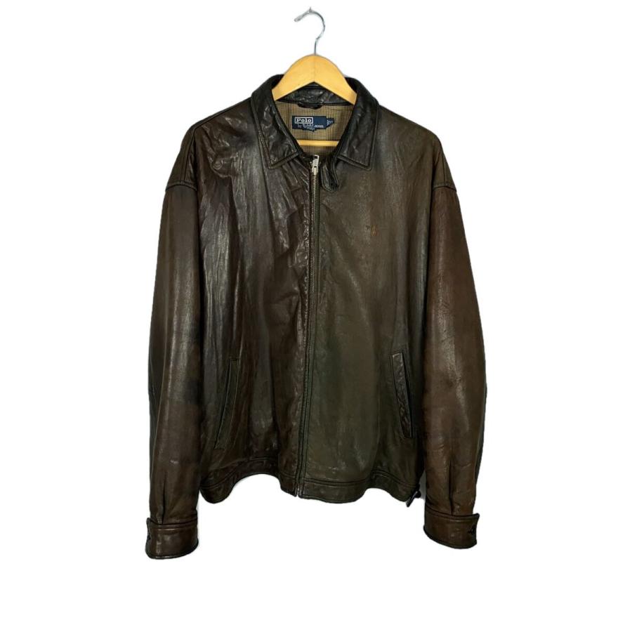 POLO RALPH LAUREN◇シングルライダース/レザージャケット・ブルゾン