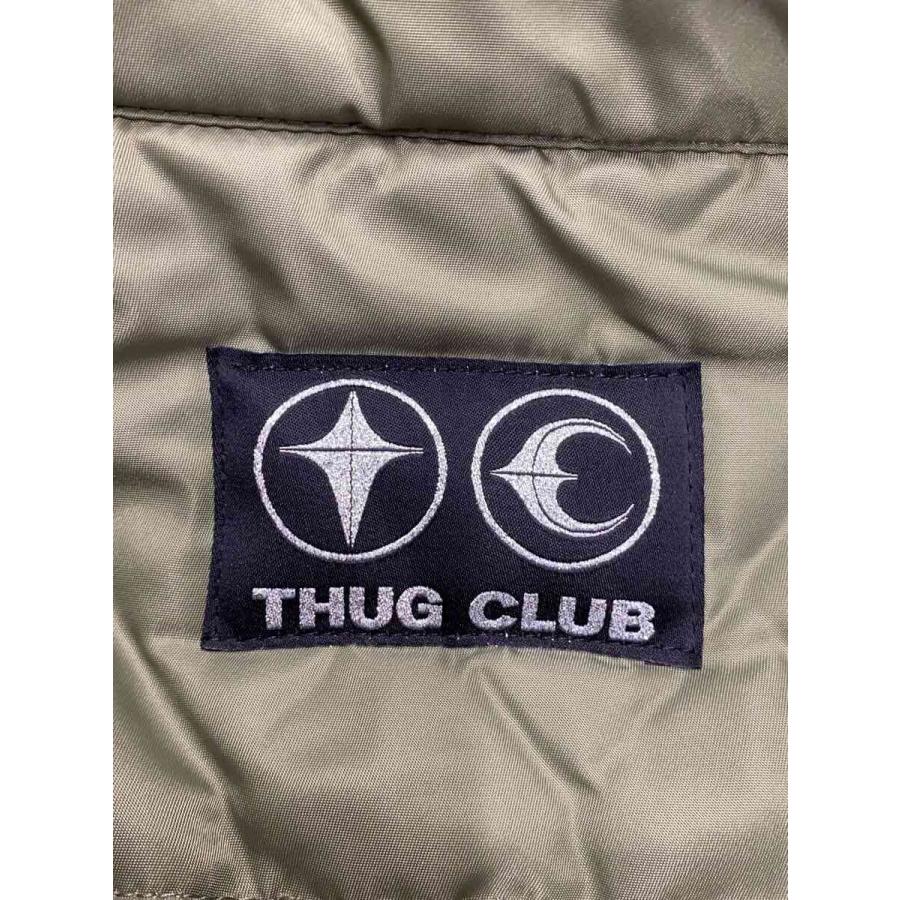 Thug Club◆A WINGLESS BIRD JACKET/フライトジャケット/3/ナイロン/KHK/無地/TC24JP1202//の画像
