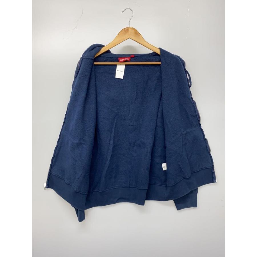 Supreme◇Small Box ZipUp Hooded/26AW/ジップパーカー/M/コットン/NVY