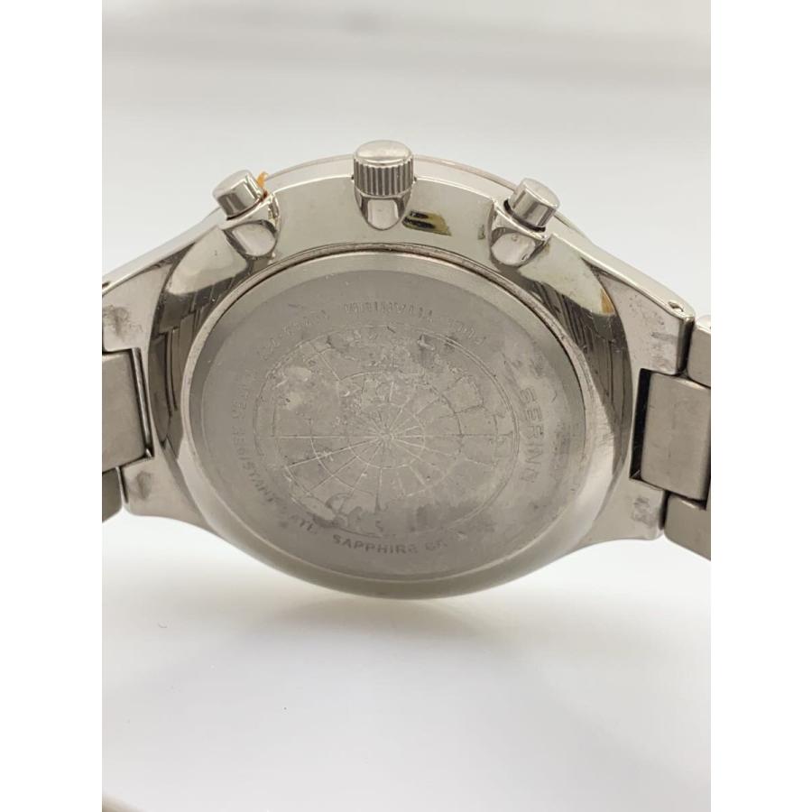 BERING◇クォーツ腕時計/アナログ/ステンレス/NVY/SLV/11743-707
