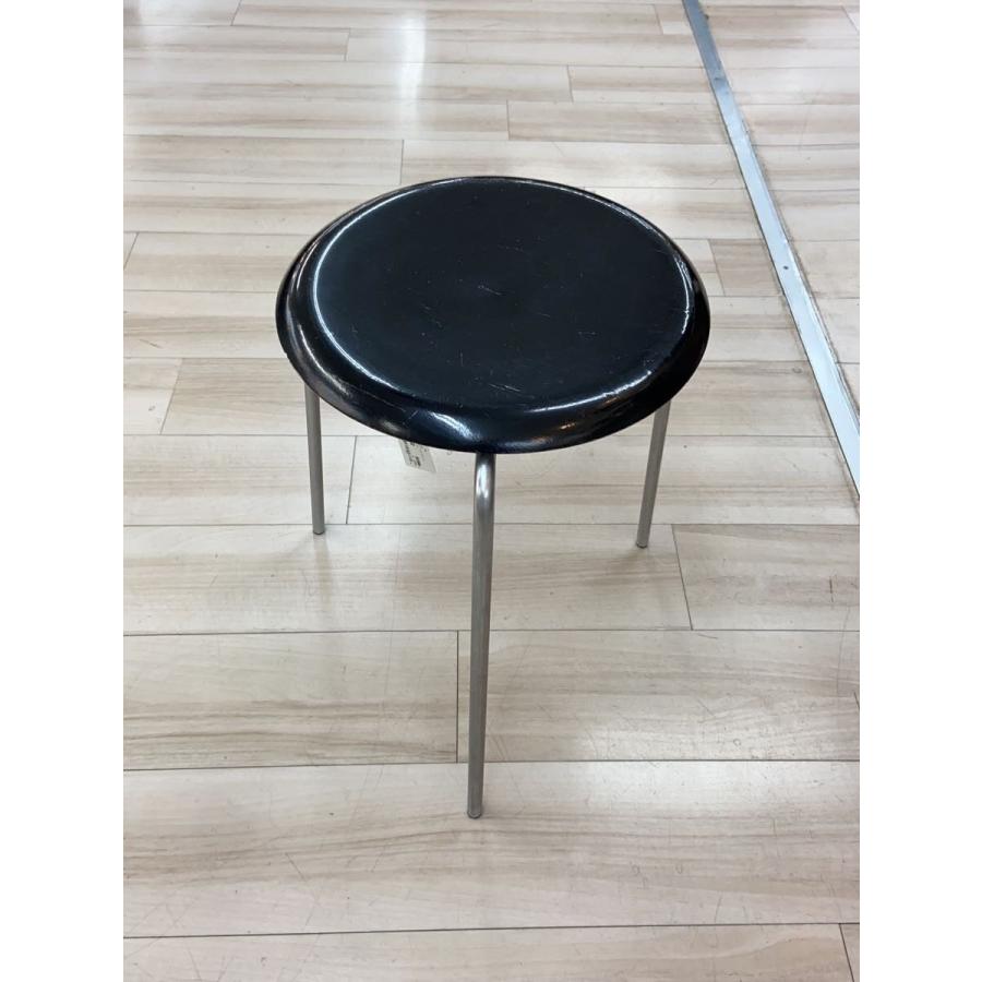 Fritz Hansen◇スツール/ウッド/BLK/ドットスツール/1970年 : セカンド