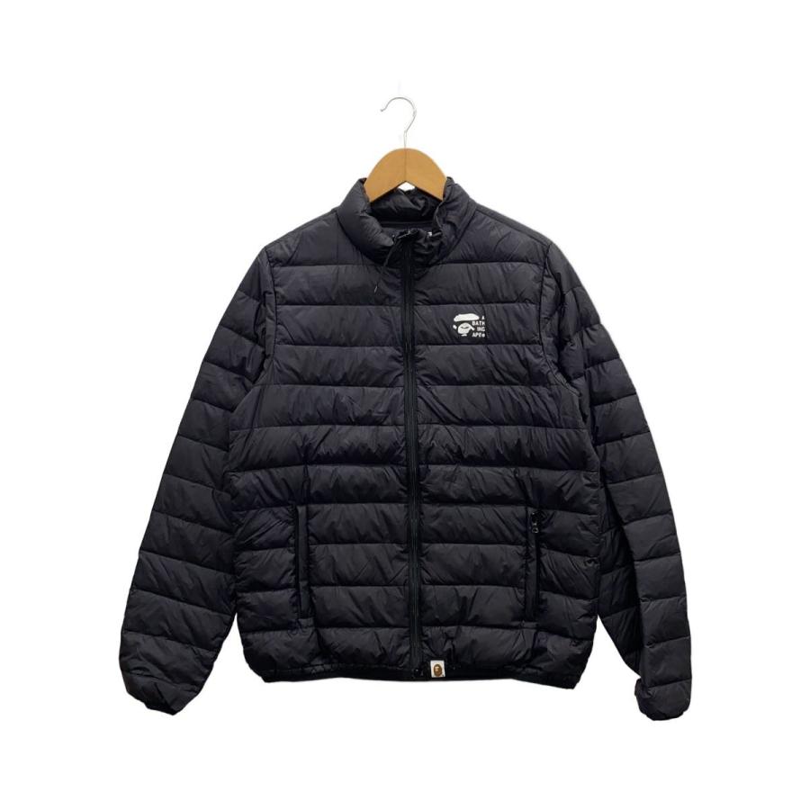 A BATHING APE◇ダウンジャケット/M/ナイロン/BLK/001GDF201014X