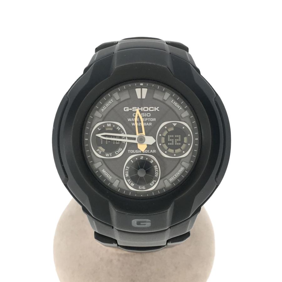 CASIO◇ソーラー腕時計・G-SHOCK/デジアナ/BLK/GW-1700BTJ-1AJF/コマ有