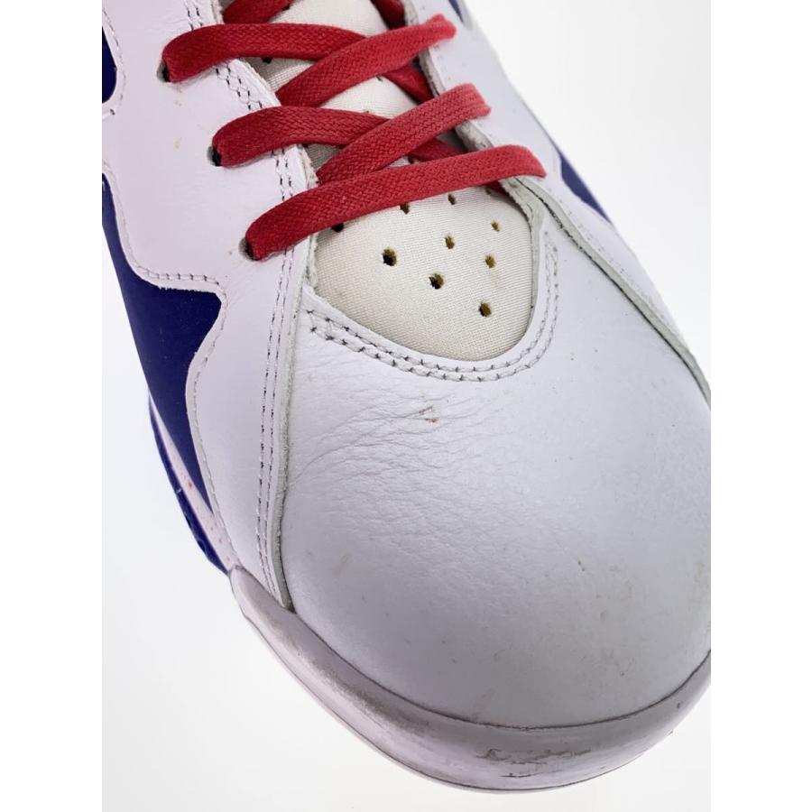 NIKE◇AIR JORDAN 7 RETRO/エアジョーダンレトロ/ホワイト/304775-123 