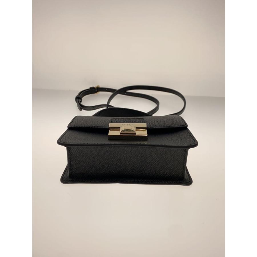 FURLA◇VENERE TOP HANDLE MINI/ショルダーバッグ/--/BLK : セカンド
