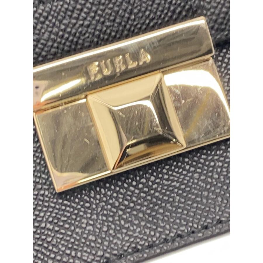 FURLA◇VENERE TOP HANDLE MINI/ショルダーバッグ/--/BLK : セカンド