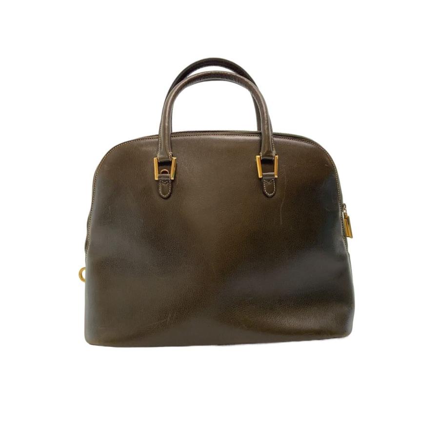 Salvatore Ferragamo◇ハンドバッグ/レザー/BRW : セカンドストリート