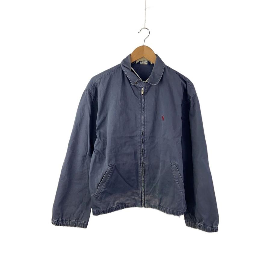 POLO RALPH LAUREN◇赤ポニー/スイングトップジャケット/USA製/三角