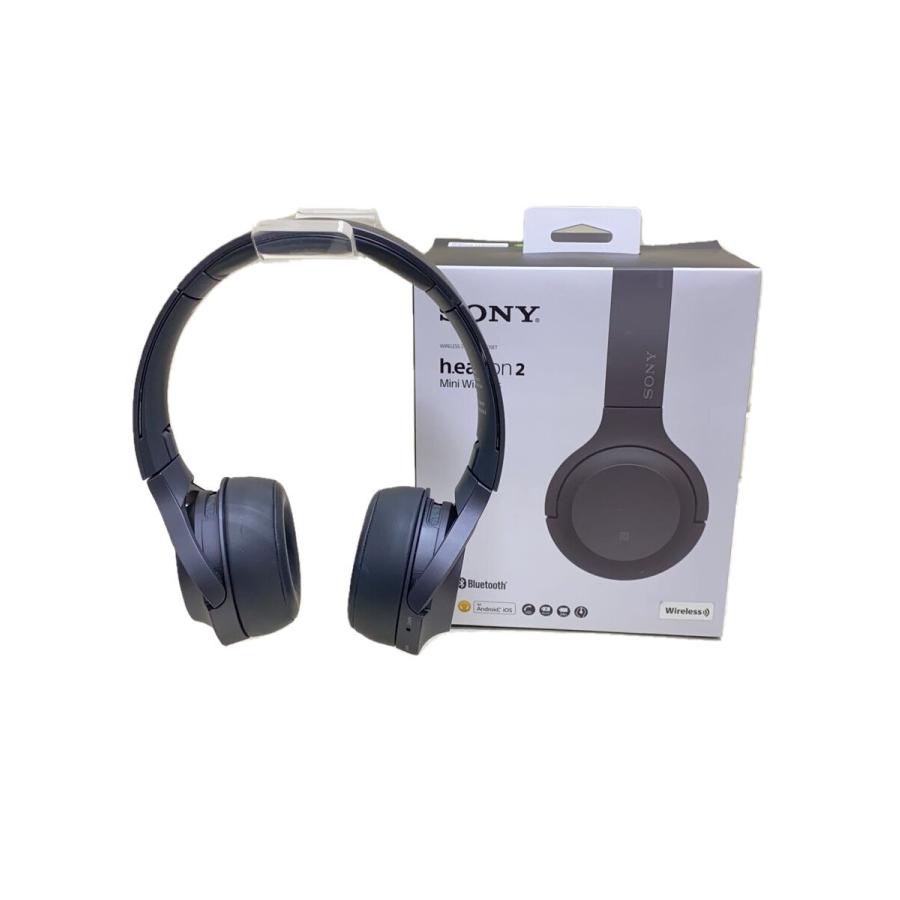 SONY◇ヘッドセット h.ear on 2 MiniWireless WH-H800 (B