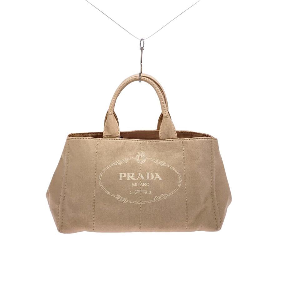 PRADA◇トートバッグ/デニム/BEG/無地/B1877B// : セカンドストリート