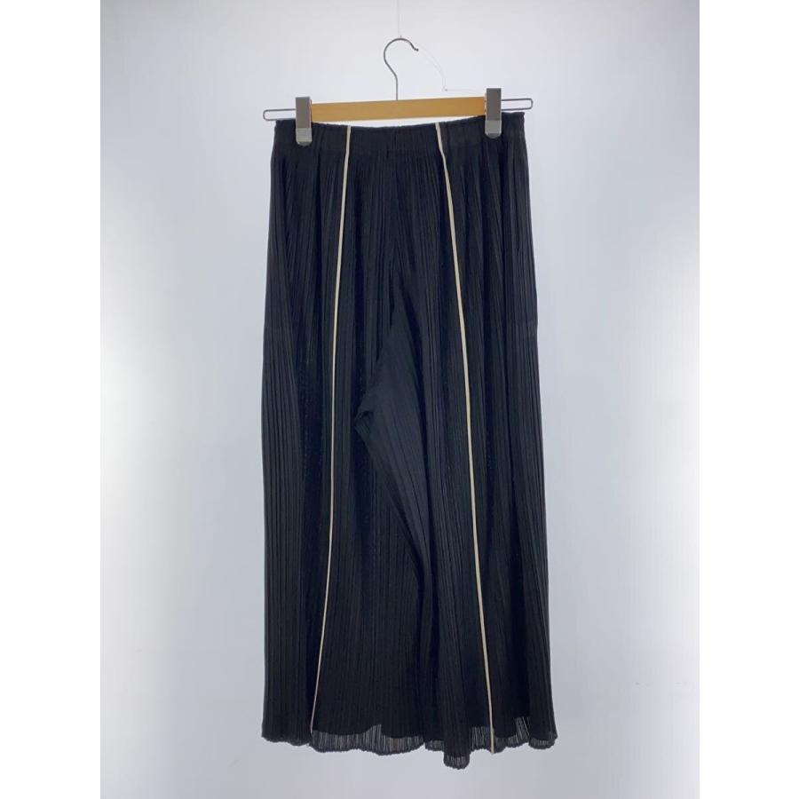 PLEATS PLEASE ISSEY MIYAKE◇ボトム/4/ポリエステル/BLK/PP21 PLEATS PLEASE ISSEY MIYAKE◇ボトム/4/ポリエステル/BLK/PP21