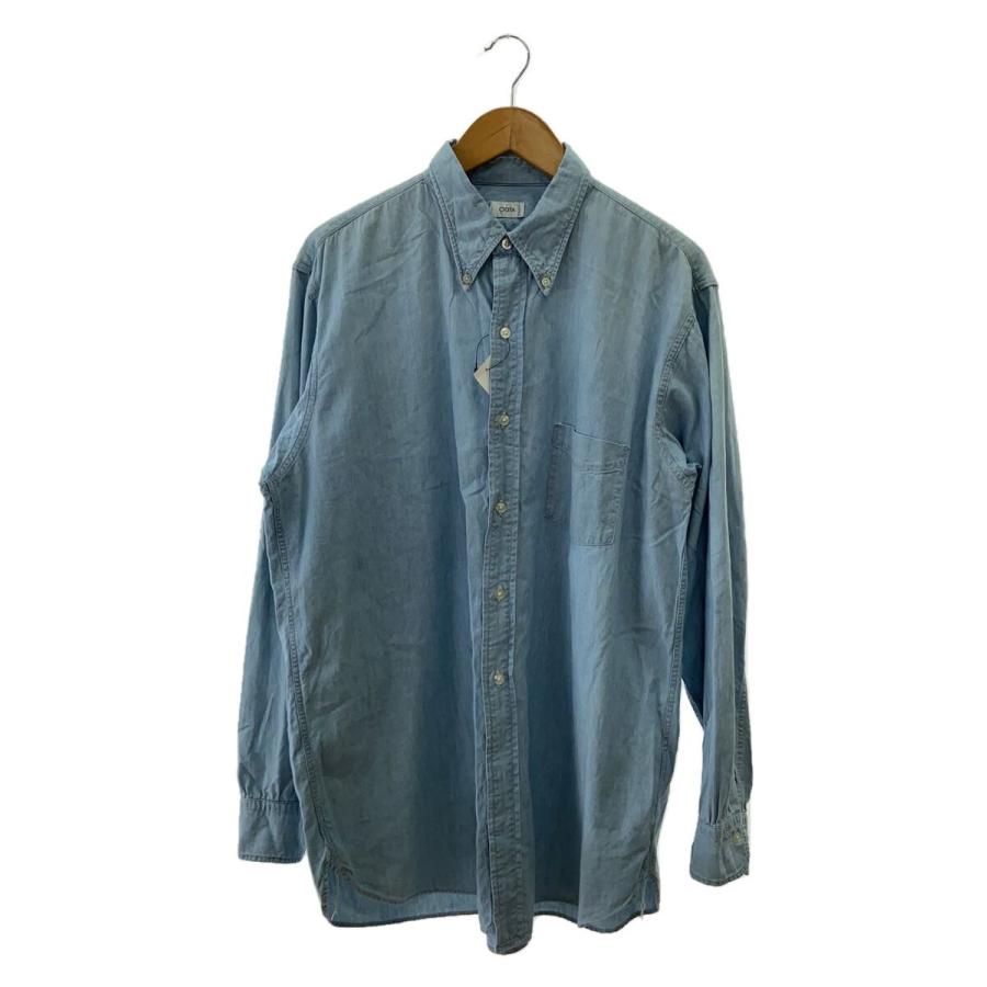 【新品未使用品】CIOTA　メンズ青のストライプ 長袖コットンシャツ　サイズ6 CIOTA◇長袖シャツ/--/コットン/IDG/SHLM-104M : セカンドストリート
